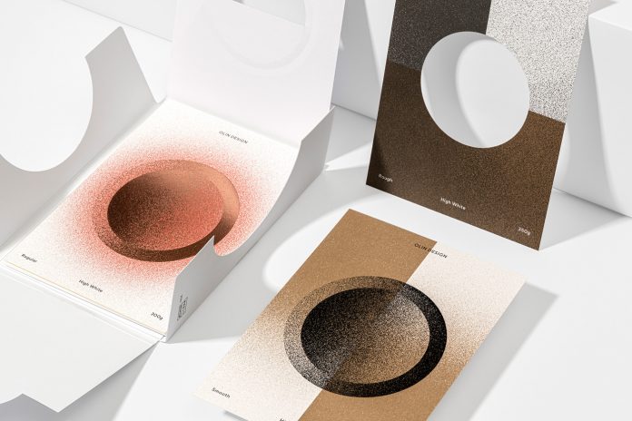 Amsterdam studio Design & Practice rebrands Olin paper by Antalis