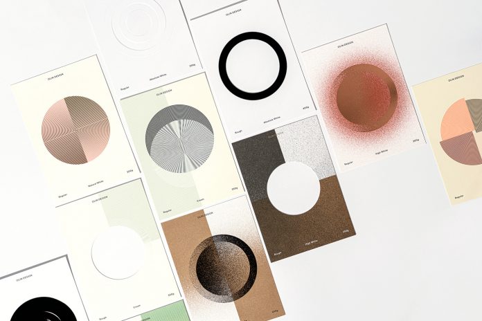 Amsterdam studio Design & Practice rebrands Olin paper by Antalis