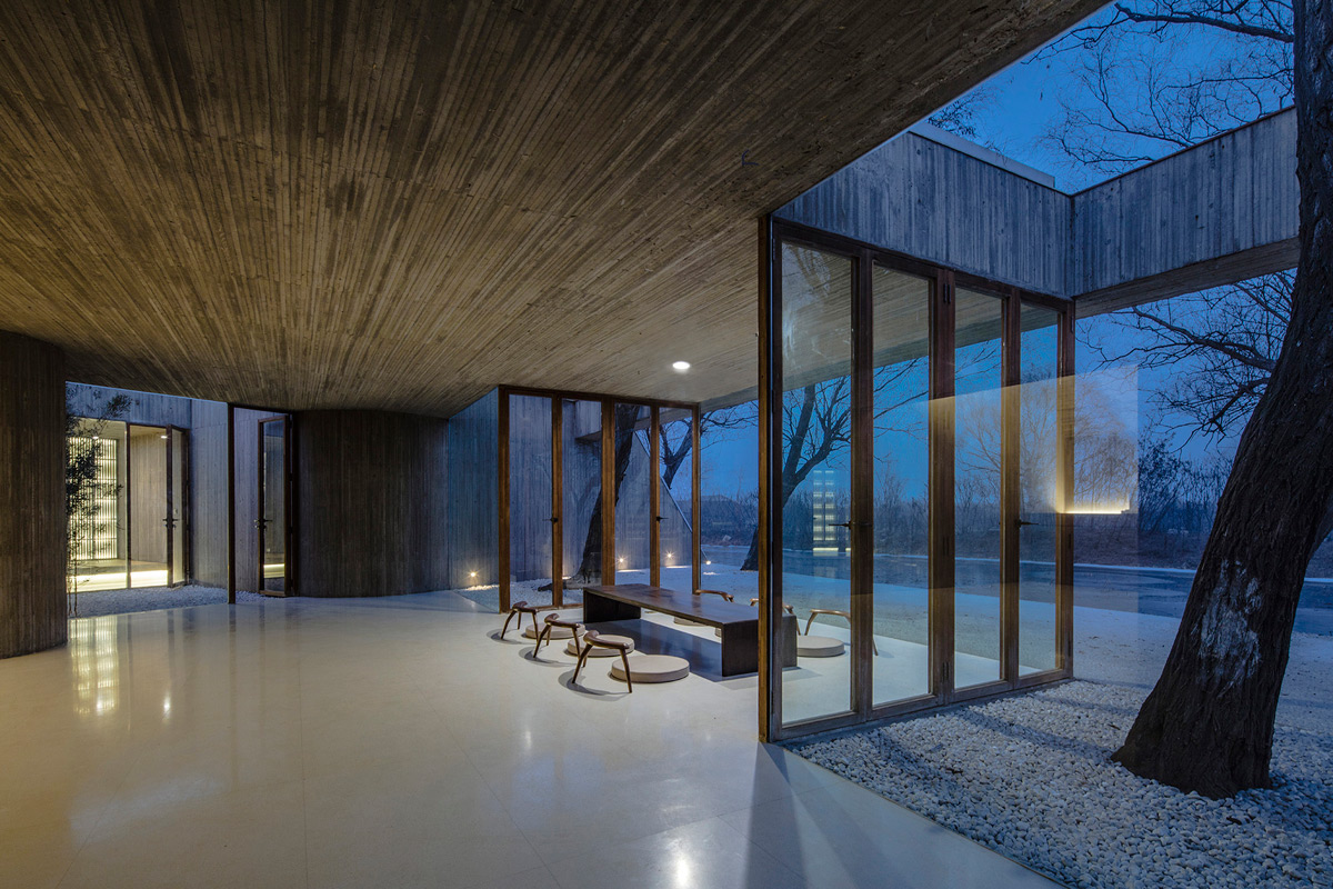Waterside Buddhist Shrine in China by Archstudio