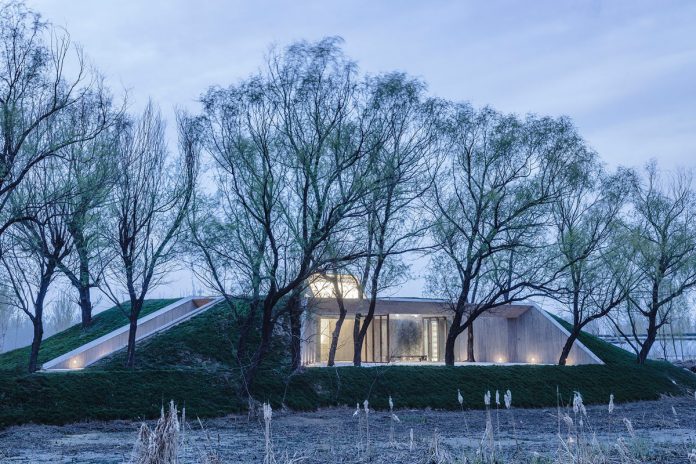 Waterside Buddhist Shrine in China by Archstudio