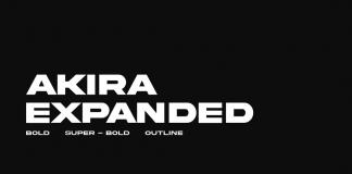 Akira Expanded font