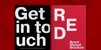InDesign Brand Manual Template with Bold Typography