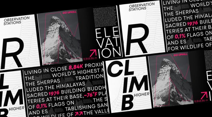 Mont Blanc font family by Fontfabric
