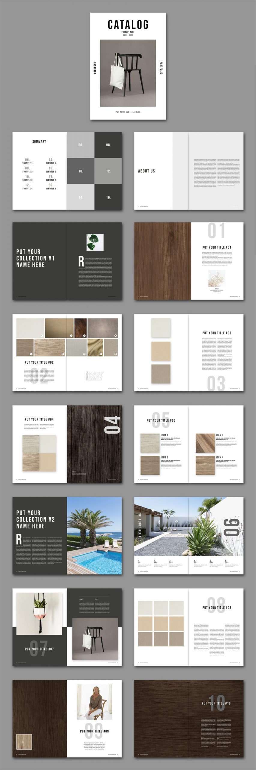 Catalog and Lookbook InDesign Template by Tom Sarraipo.