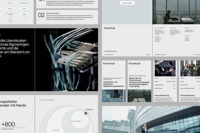 Purevirtual AG branding by Alphamark