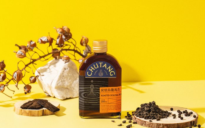 Packaging design by Midnight Design for the flavored syrups of CHUTANG.