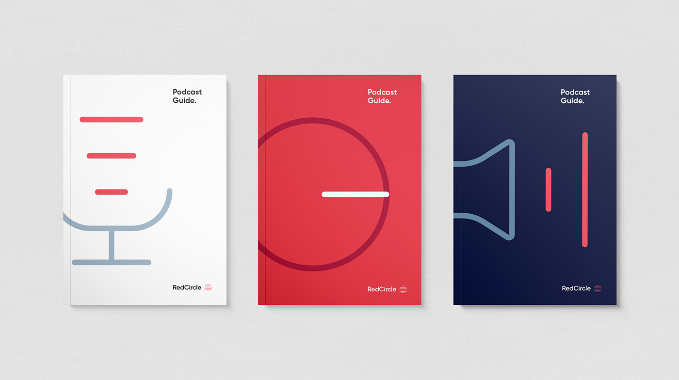 RedCircle visual identity system by Oddone Brand Studio and Caren Williams