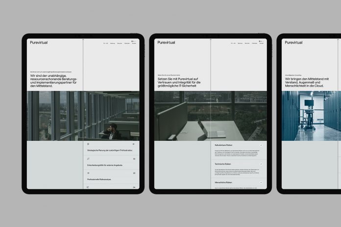 Purevirtual AG branding by Alphamark