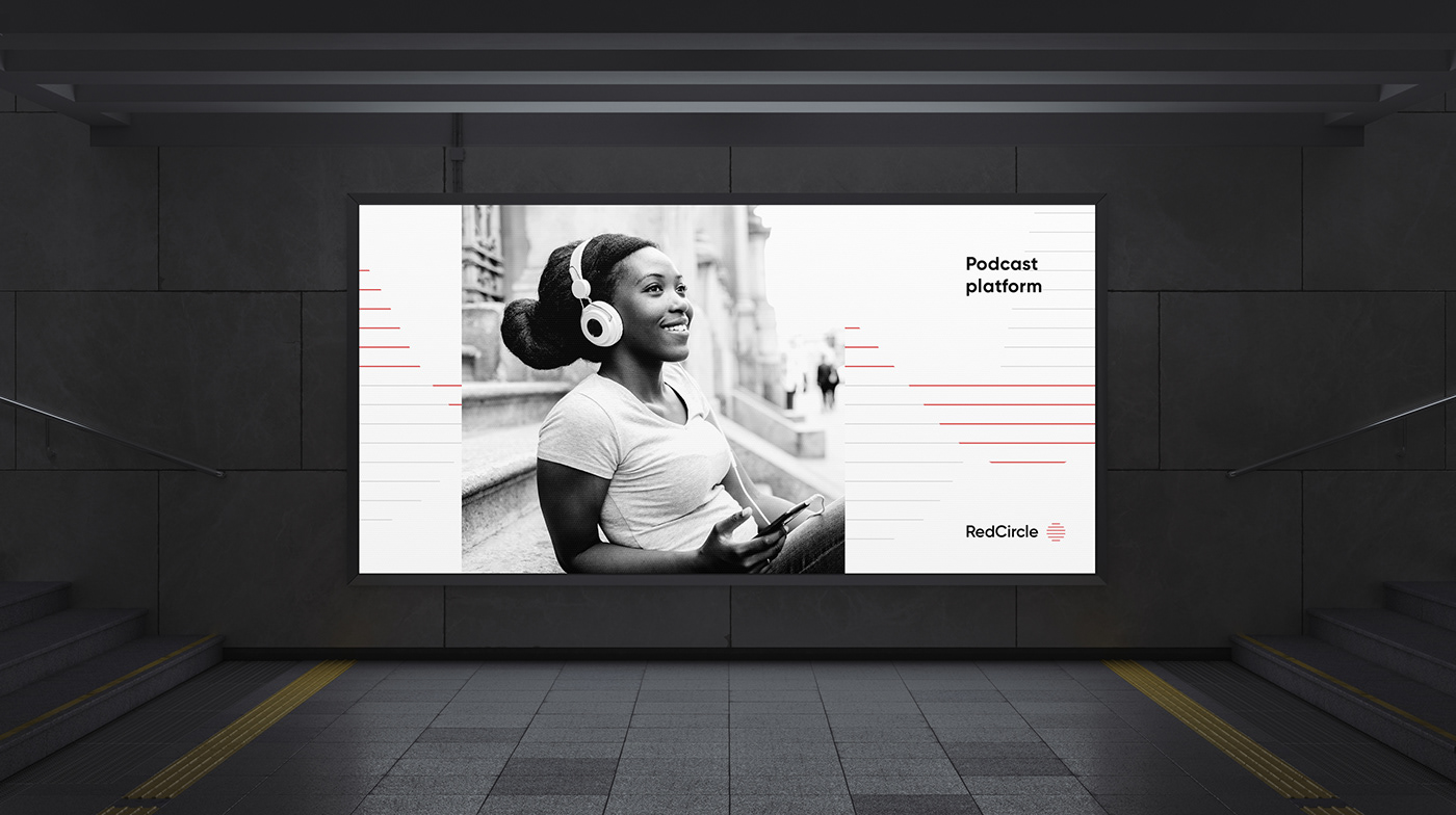 RedCircle visual identity system by Oddone Brand Studio and Caren Williams