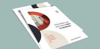 A4 Business Flyer Template for Adobe Illustrator with Circular Design Elements