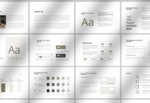 Brand Identity Guidelines Brochure Template from PixWork