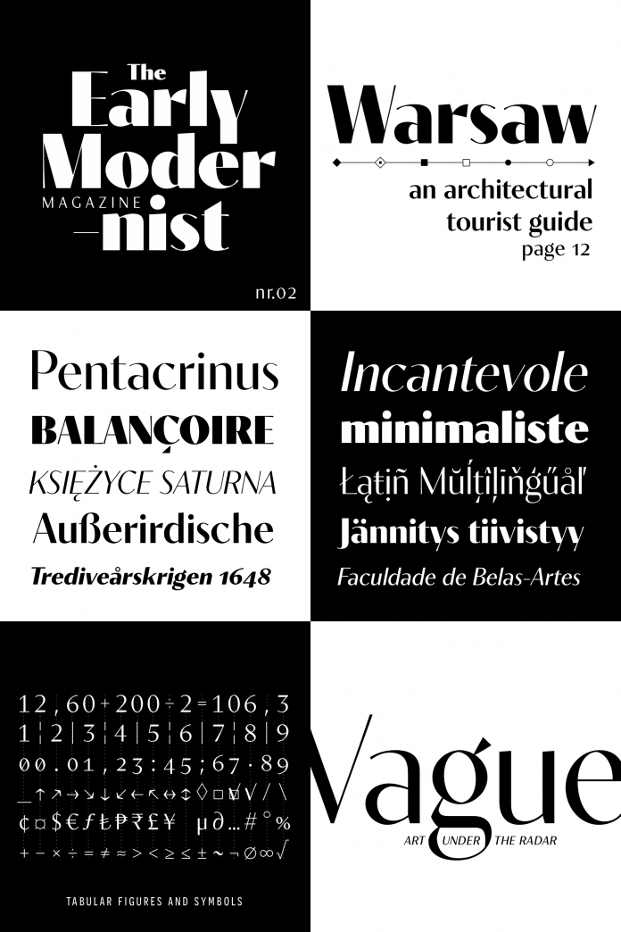Contralto font family by Synthview Type Design.