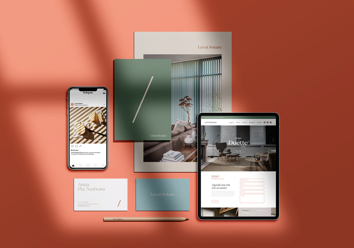 Leval Solare brand and web design by Bunker3022.