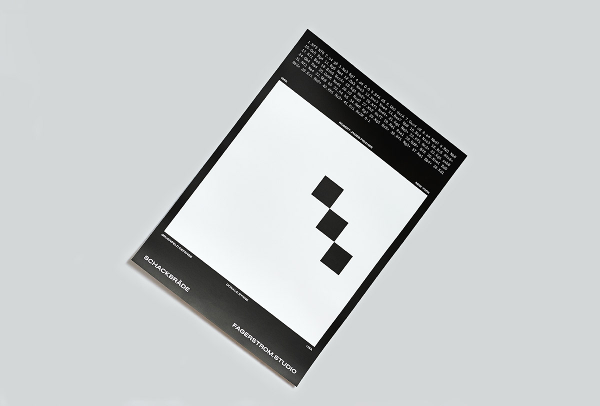 Schackbräde, a collection of chess games created by fagerström.