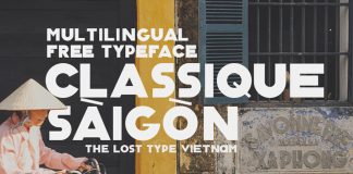 Classique Saigon Typeface by Manh Nguyen Classique Saigon Typeface by ZinArtwork.