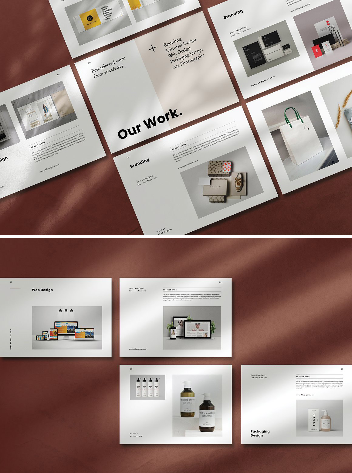 Graphic Design Portfolio Brochure