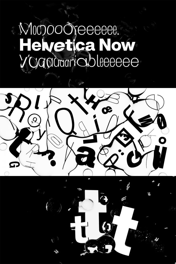 Helvetica Now Variable Font from Monotype
