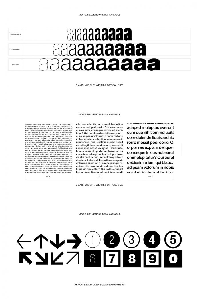 Helvetica Now Variable Font from Monotype