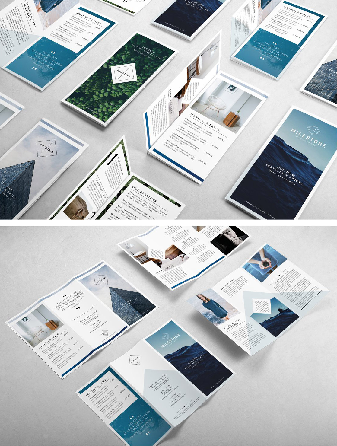 MILESTONE Trifold Brochure