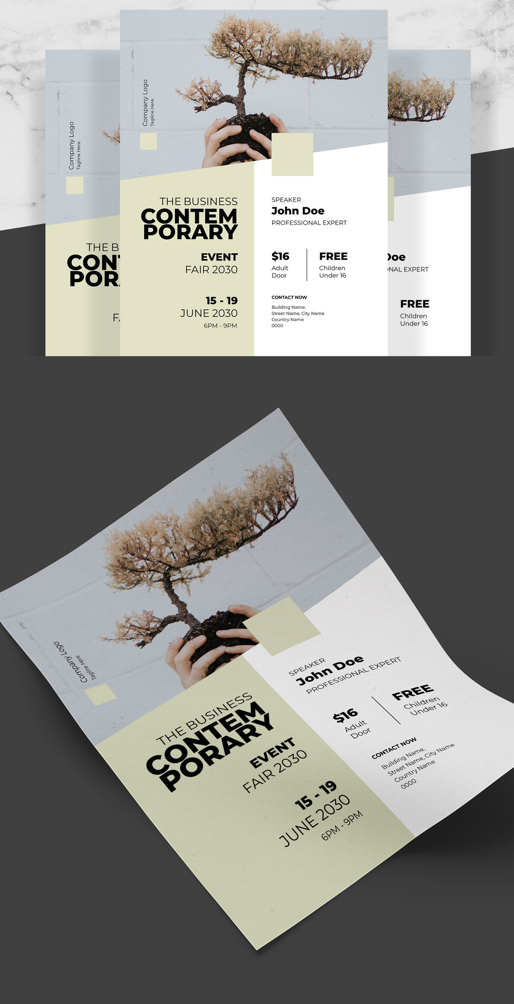 Minimal Business Flyer for Adobe InDesign