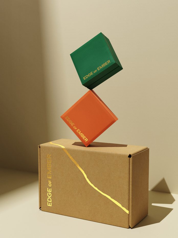 Edge of Ember branding by Kati Forner.