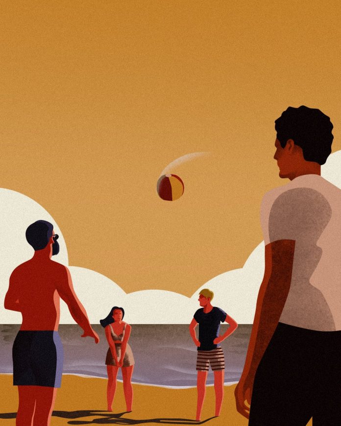 Summer illustration by Domagoj Šokčević