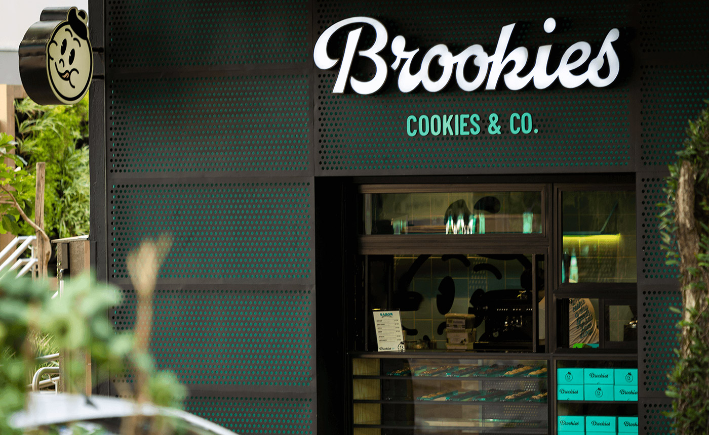 Brand and packaging design by Blank Design Studio for Brookies Cookies & Co.