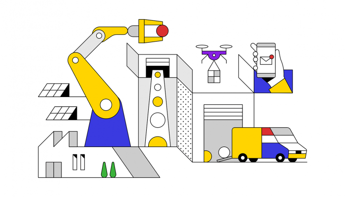 Designit Brand Illustrations by Justina Leisyte.