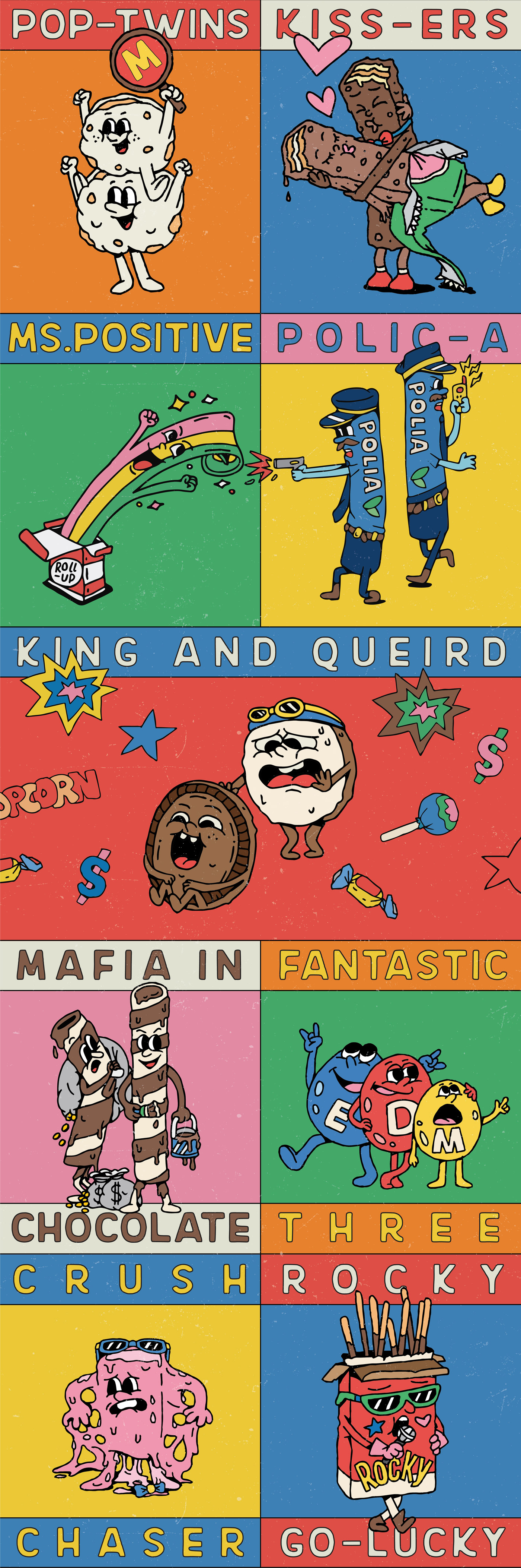 INTO THE GROOVE illustration project by Chochoi Creative