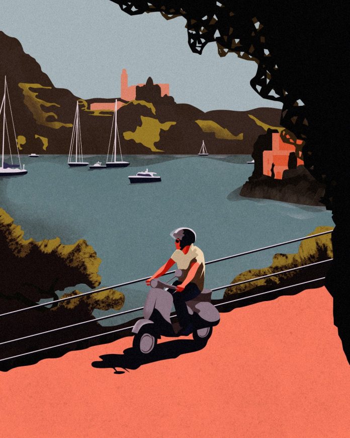 Summer illustration by Domagoj Šokčević