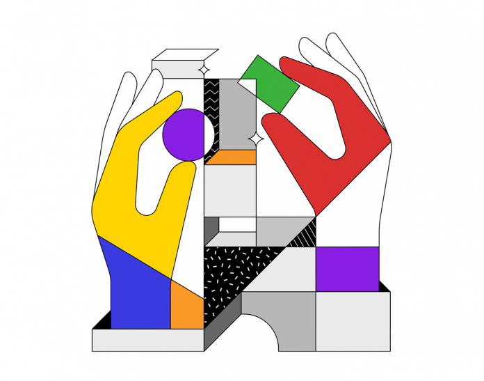 Designit Brand Illustrations by Justina Leisyte.