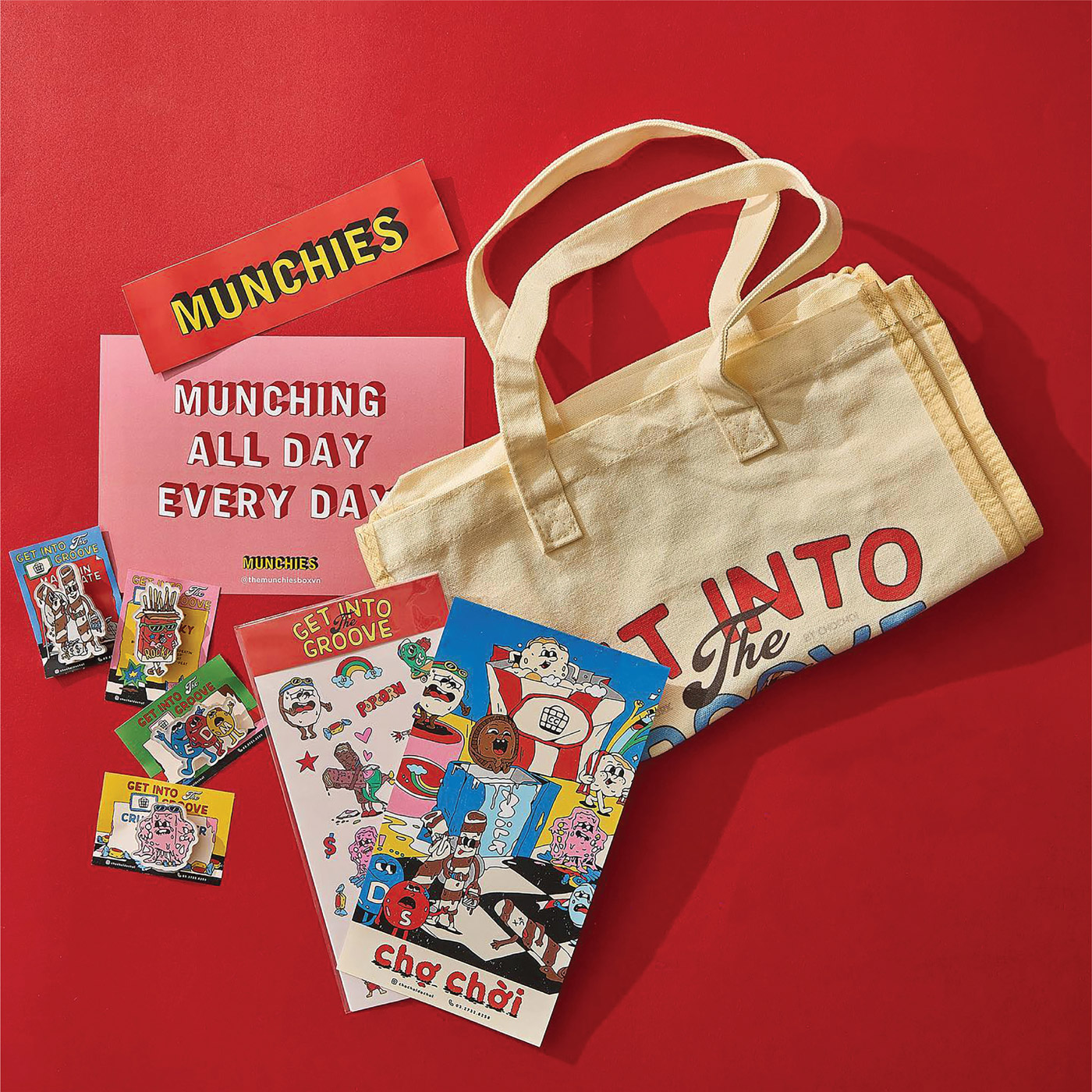 INTO THE GROOVE illustration project by Chochoi Creative