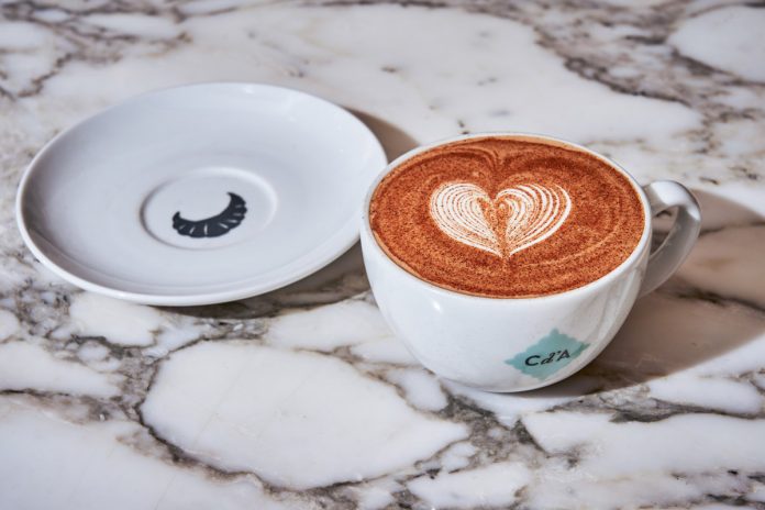 Branding by Mucca and illustrator Jeffrey Fisher for Cafe d’Avignon.