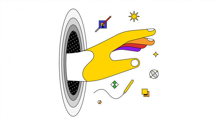 Designit Brand Illustrations by Justina Leisyte.