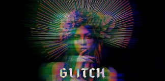Digital Distorted Glitch Photoshop Effect Mockup by Pixelbuddha.