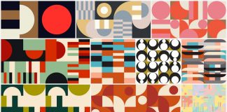 Modern, geometric vector background patterns for your graphic design projects.