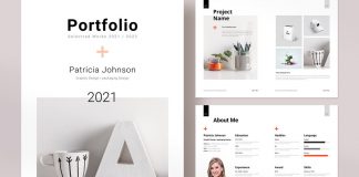 Portfolio InDesign Template by PixWork