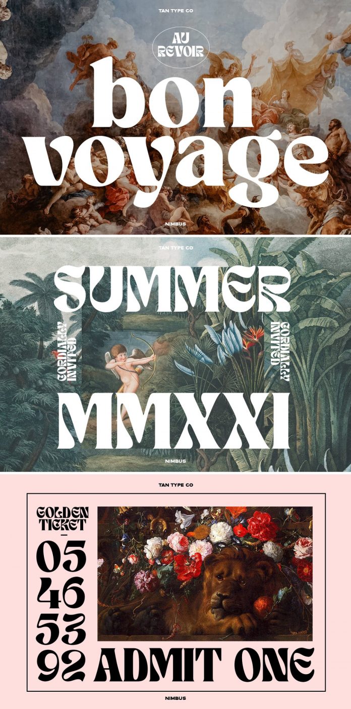 TAN NIMBUS font by TanType