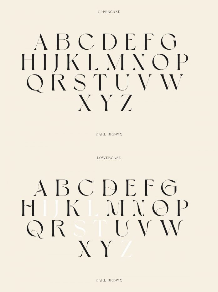 Carl Brown font by Muntab_Art