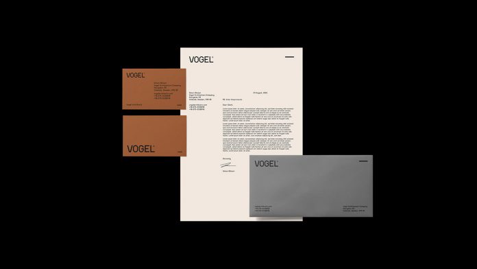 VOGEL® Architects - Brand Identity by cantone studio