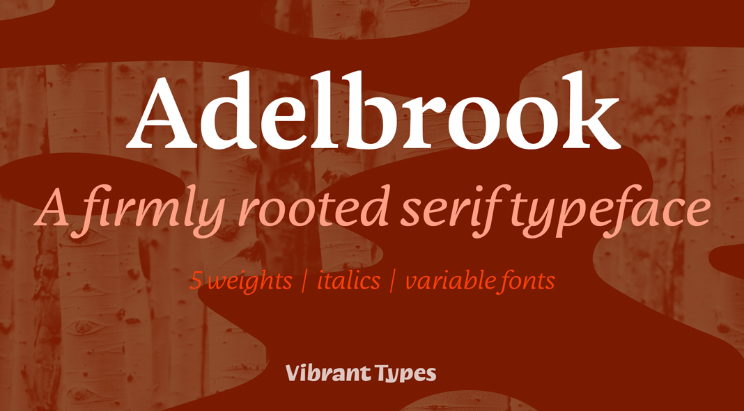 Adelbrook font family by Vibrant Types Adelbrook font family by Vibrant Types