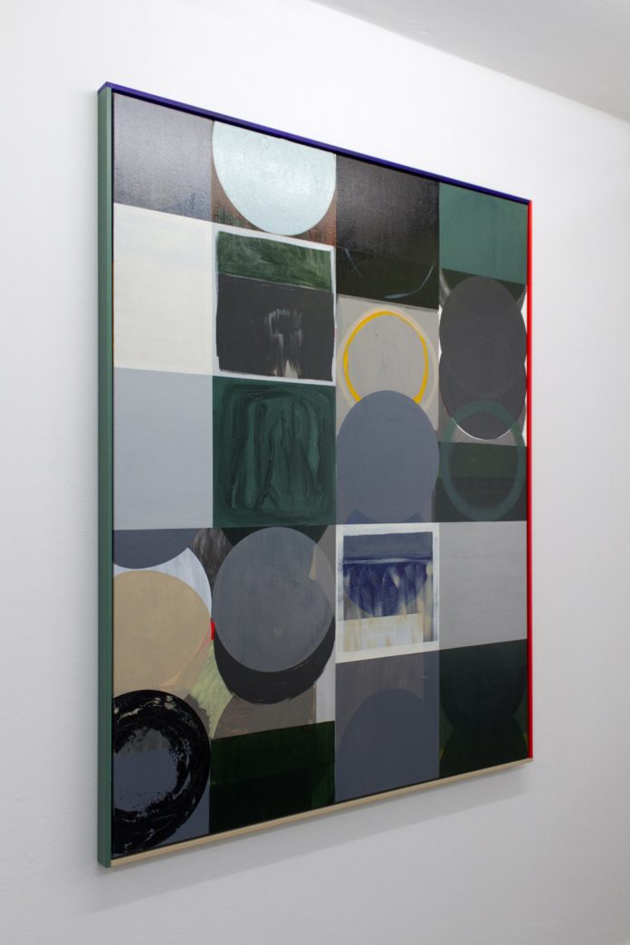 Geometric contemporary painting by artist Daan Roukens.