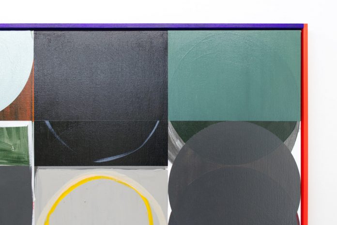Geometric contemporary painting by artist Daan Roukens.