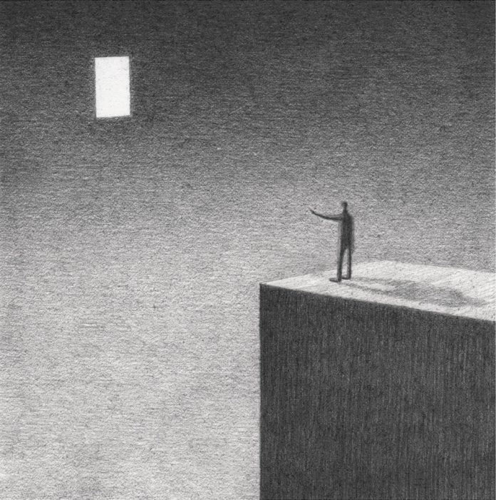 In the Future We Lose Contact, an illustration series by James Lipnickas.