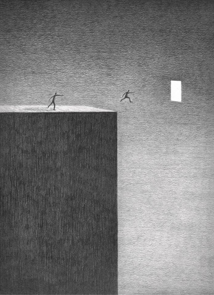 In the Future We Lose Contact, an illustration series by James Lipnickas.