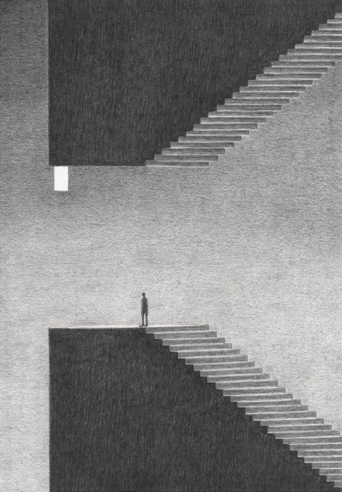 In the Future We Lose Contact, an illustration series by James Lipnickas.
