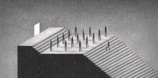 In the Future We Lose Contact, an illustration series by James Lipnickas.