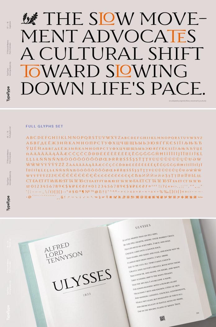 TT Ricordi Marmo font by TypeType.