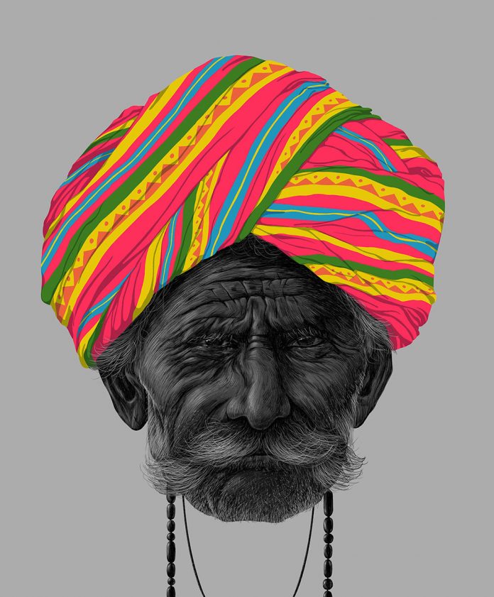 CMYK Portrait Experiments by Muhammed Sajid