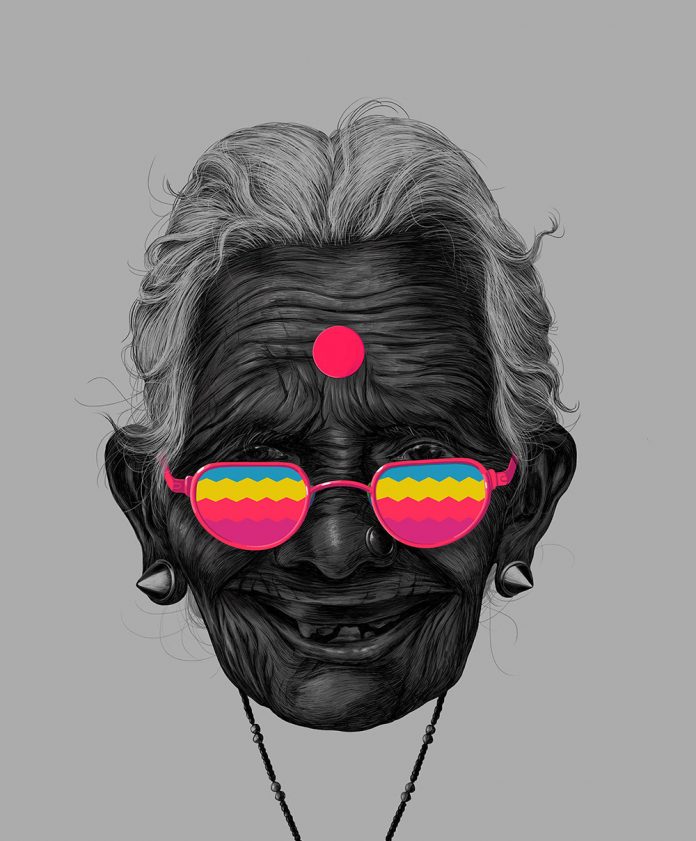 CMYK Portrait Experiments by Muhammed Sajid